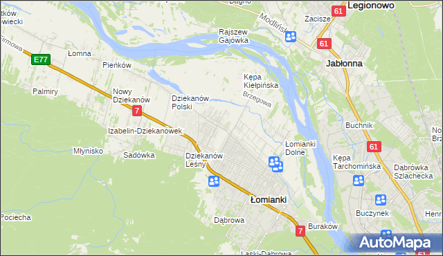 mapa Kiełpin Poduchowny, Kiełpin Poduchowny na mapie Targeo