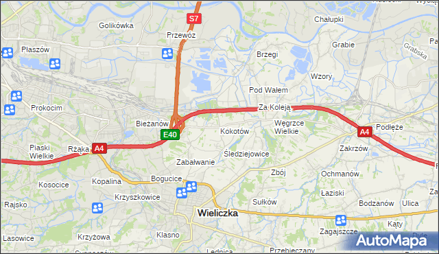 mapa Kokotów, Kokotów na mapie Targeo