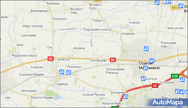 mapa Koprki, Koprki na mapie Targeo