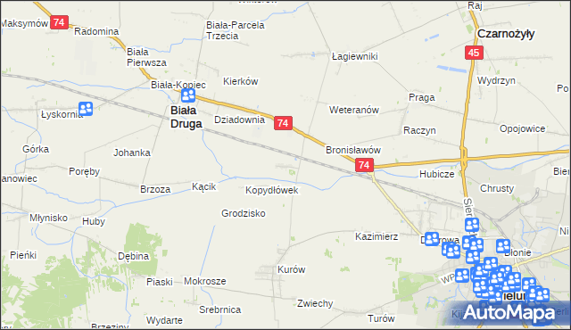 mapa Kopydłów, Kopydłów na mapie Targeo