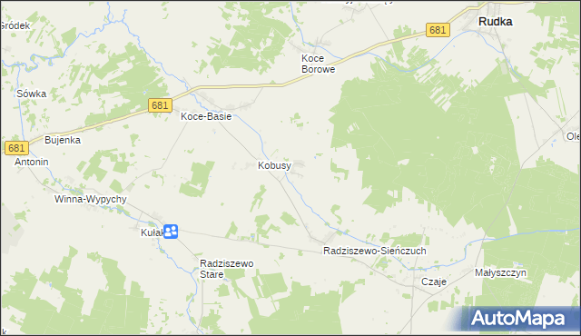 mapa Łempice gmina Ciechanowiec, Łempice gmina Ciechanowiec na mapie Targeo