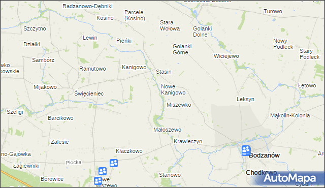 mapa Małoszywka, Małoszywka na mapie Targeo