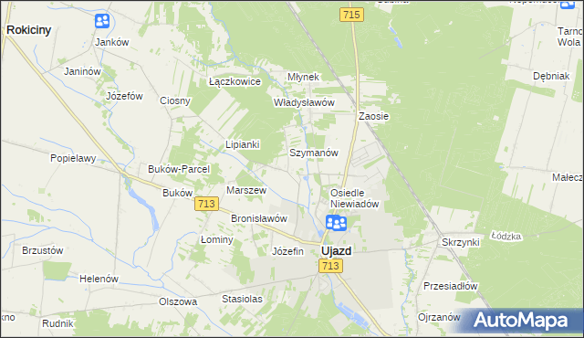 mapa Niewiadów PGR, Niewiadów PGR na mapie Targeo