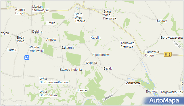 mapa Nikodemów, Nikodemów na mapie Targeo