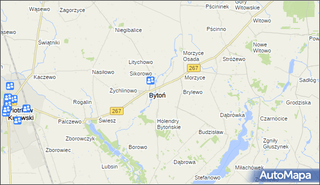 mapa Nowy Dwór gmina Bytoń, Nowy Dwór gmina Bytoń na mapie Targeo