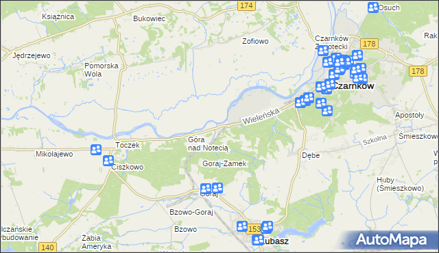 mapa Pianówka, Pianówka na mapie Targeo