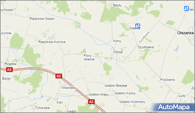 mapa Pióry-Pytki, Pióry-Pytki na mapie Targeo