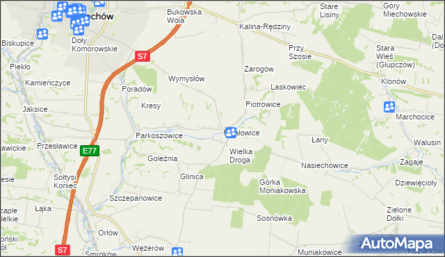 mapa Pojałowice, Pojałowice na mapie Targeo