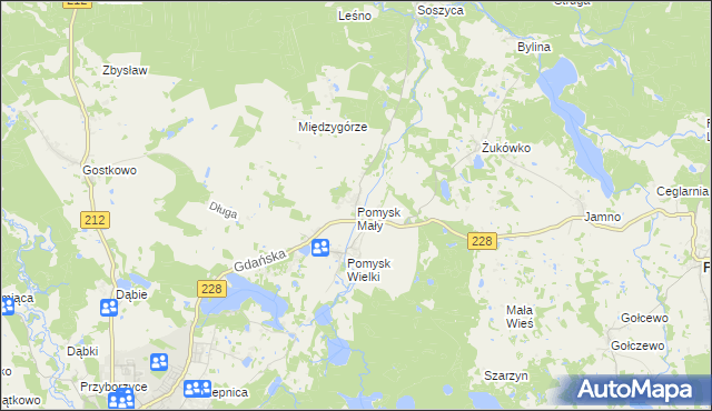 mapa Pomysk Mały, Pomysk Mały na mapie Targeo