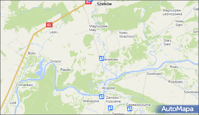 mapa Przeradowo, Przeradowo na mapie Targeo