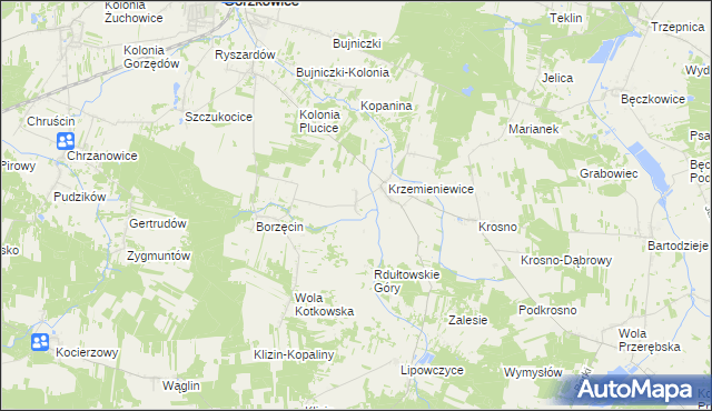 mapa Rdułtowice, Rdułtowice na mapie Targeo