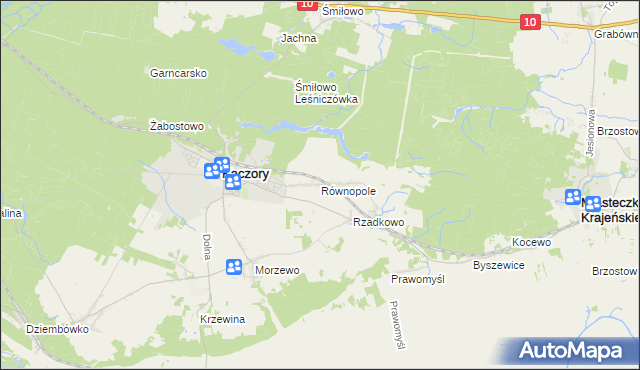 mapa Równopole, Równopole na mapie Targeo