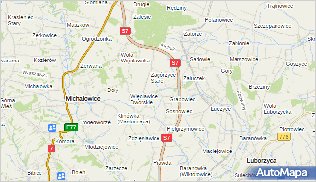 mapa Sieborowice, Sieborowice na mapie Targeo