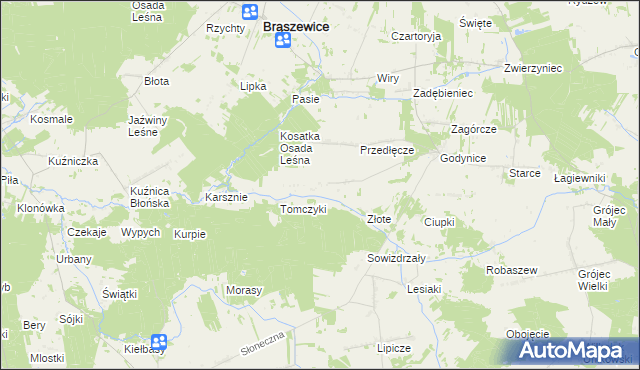 mapa Sokolenie, Sokolenie na mapie Targeo