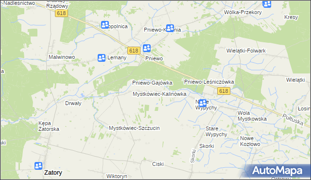 mapa Stary Mystkówiec, Stary Mystkówiec na mapie Targeo