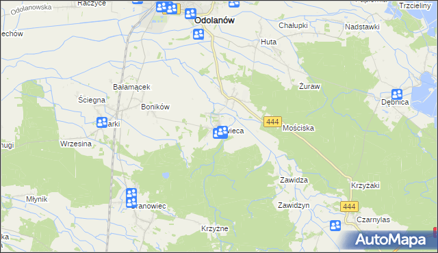 mapa Świeca, Świeca na mapie Targeo