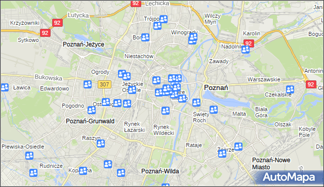 mapa Święty Marcin, Święty Marcin na mapie Targeo