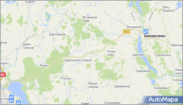 mapa Szczecinki, Szczecinki na mapie Targeo