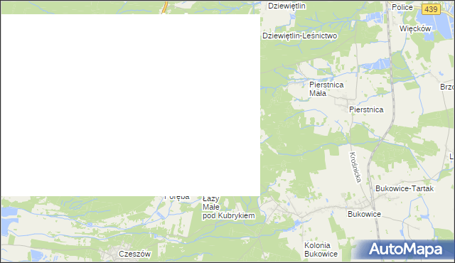 mapa Łazy Wielkie, Łazy Wielkie na mapie Targeo