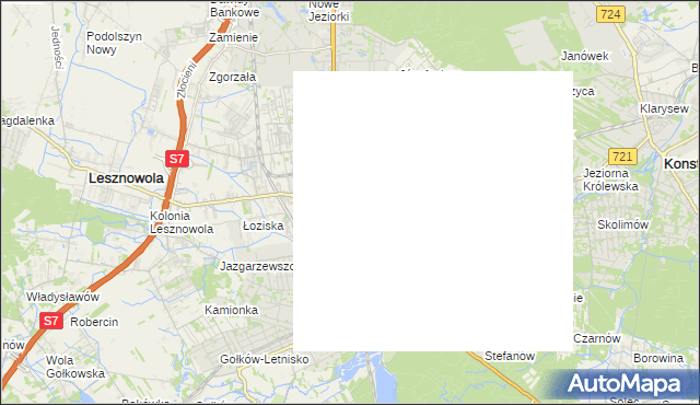 mapa Piaseczno, Piaseczno na mapie Targeo
