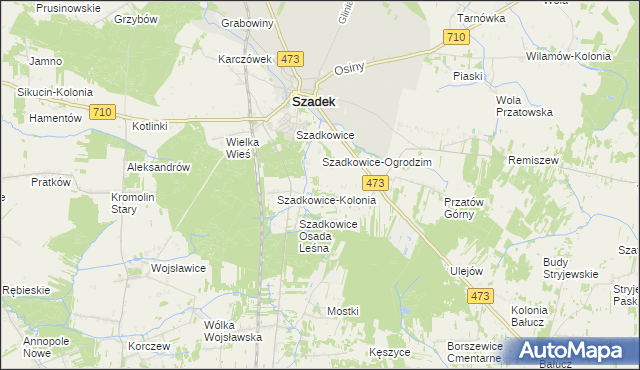 mapa Ogrodzim-Kolonia, Ogrodzim-Kolonia na mapie Targeo