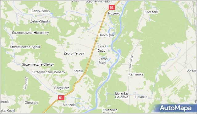 mapa Żerań Mały, Żerań Mały na mapie Targeo