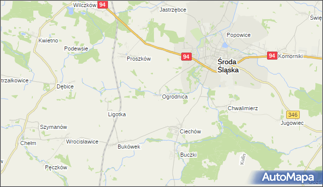 mapa Ogrodnica, Ogrodnica na mapie Targeo