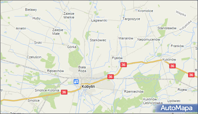mapa Berdychów, Berdychów na mapie Targeo