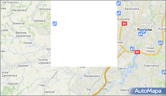 mapa Kielanówka, Kielanówka na mapie Targeo