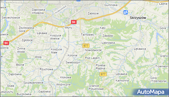 mapa Nowodworze, Nowodworze na mapie Targeo