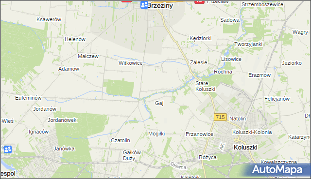 mapa Przanówka, Przanówka na mapie Targeo