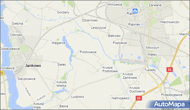 mapa Żalinowo, Żalinowo na mapie Targeo