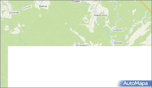 mapa Przeręba, Przeręba na mapie Targeo