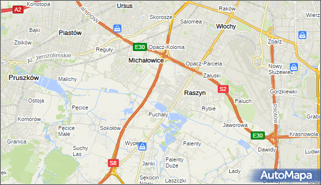 mapa Nowe Grocholice, Nowe Grocholice na mapie Targeo