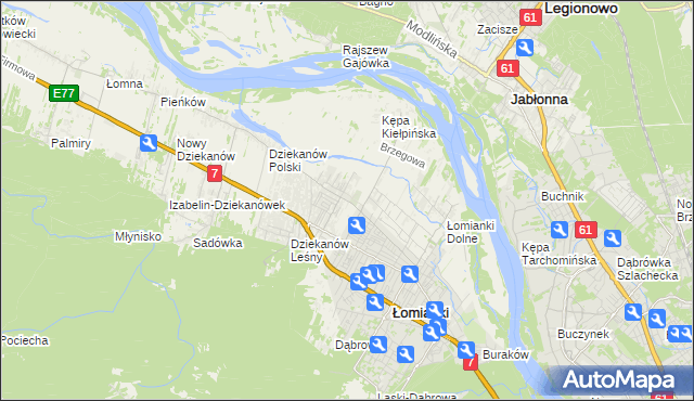 mapa Kiełpin Poduchowny, Kiełpin Poduchowny na mapie Targeo