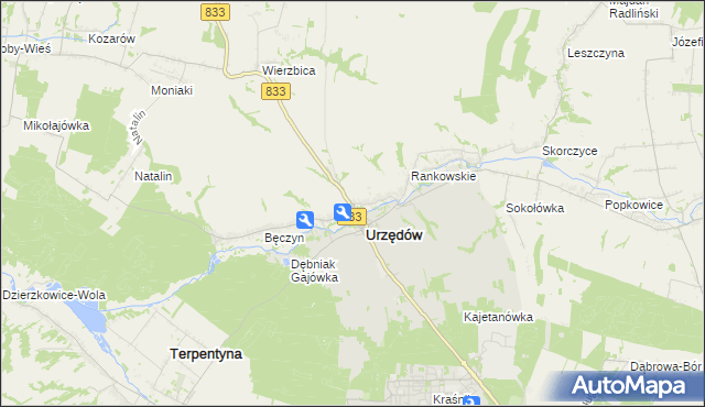 mapa Mikuszewskie, Mikuszewskie na mapie Targeo