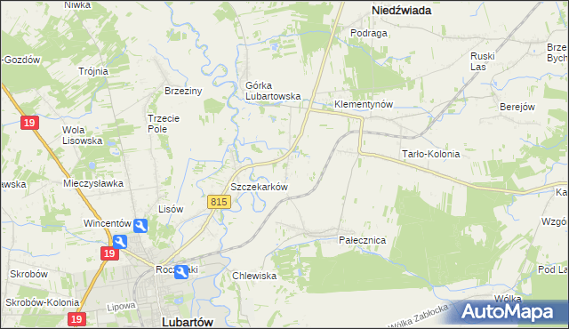 mapa Pałecznica-Kolonia, Pałecznica-Kolonia na mapie Targeo