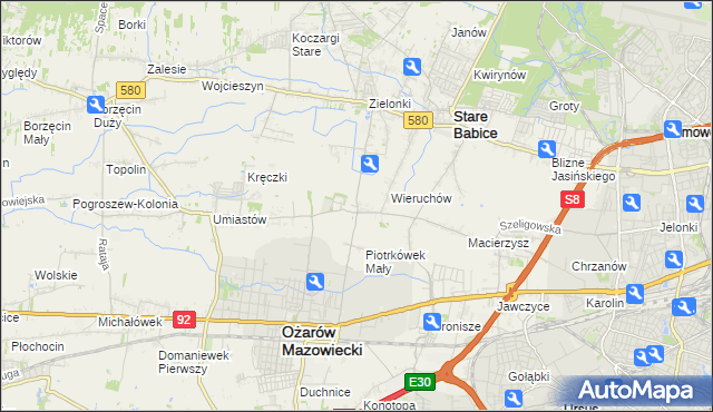 mapa Strzykuły, Strzykuły na mapie Targeo