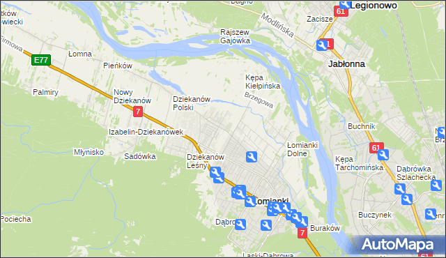 mapa Kiełpin Poduchowny, Kiełpin Poduchowny na mapie Targeo