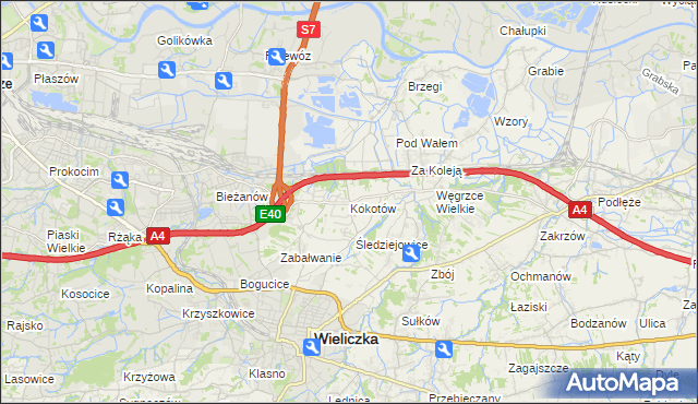 mapa Kokotów, Kokotów na mapie Targeo
