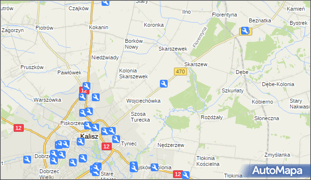 mapa Pólko gmina Żelazków, Pólko gmina Żelazków na mapie Targeo