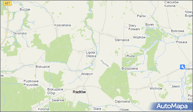 mapa Psurów, Psurów na mapie Targeo