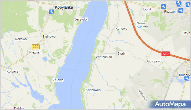 mapa Wierzchląd, Wierzchląd na mapie Targeo