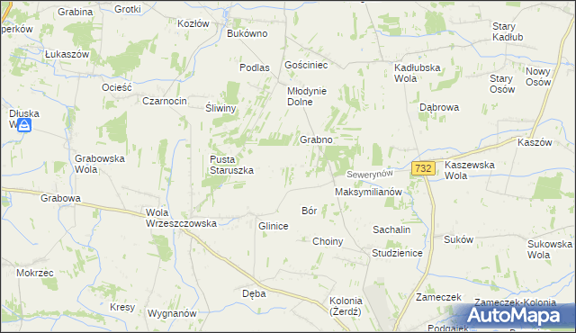 mapa Mścichów, Mścichów na mapie Targeo