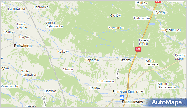 mapa Ołdakowizna, Ołdakowizna na mapie Targeo