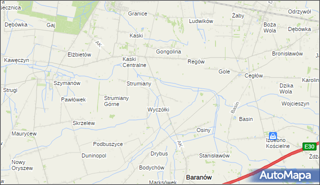 mapa Stara Pułapina, Stara Pułapina na mapie Targeo