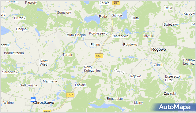 mapa Stary Kobrzyniec, Stary Kobrzyniec na mapie Targeo