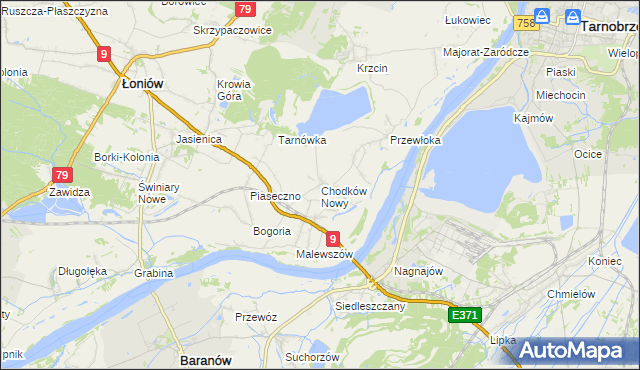 mapa Chodków Nowy, Chodków Nowy na mapie Targeo