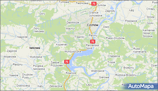 mapa Będzieszyna, Będzieszyna na mapie Targeo