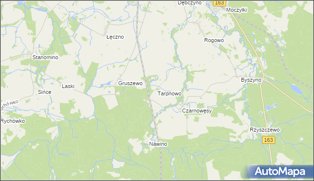 mapa Tarpnowo, Tarpnowo na mapie Targeo